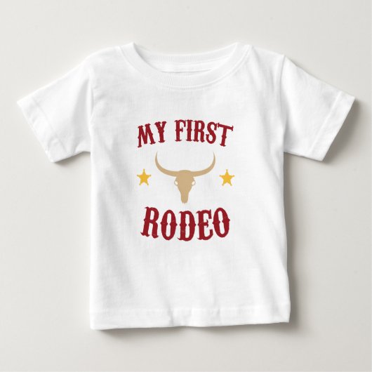 Mijn Eerste Western Cowboy Rodeo 1e Verjaardag (Voorkant)