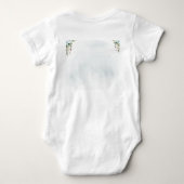 Mijn eerste winter Gingerbread Man op maat Romper (Achterkant)