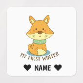 Mijn eerste winter labels (Design 2)