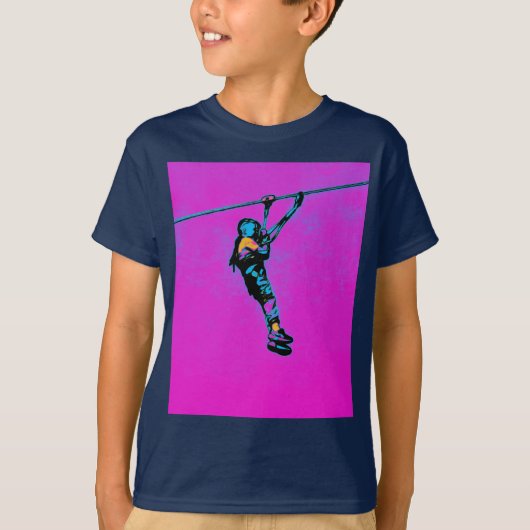 Mijn eerste Zipline rit - Ziplining T-shirt (Voorkant)