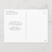 Mijn eerste zwarte foto van het Manuscript van Val Feestdagenkaart (Achterkant)