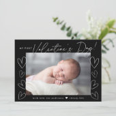 Mijn eerste zwarte foto van het Manuscript van Val Feestdagenkaart (Staand voorkant)