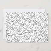 Mijn eerste zwarte foto van het Manuscript van Val Feestdagenkaart (Achterkant)