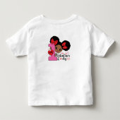 Mijn eerste zwarte Valentijnsdag Kinder Shirts (Achterkant)