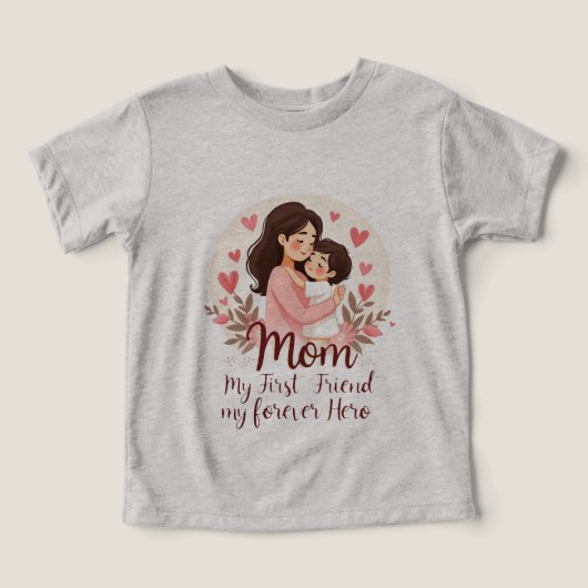 Mijn eeuwige held | Moederdag T-shirt ontwerp (Design voorkant)