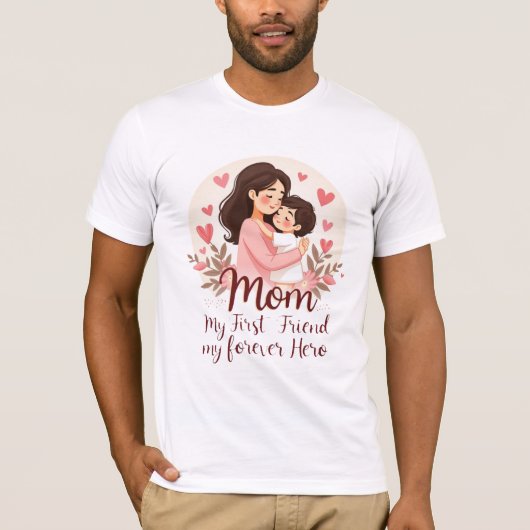 Mijn eeuwige held | Moederdag T-shirt ontwerp (Voorkant)