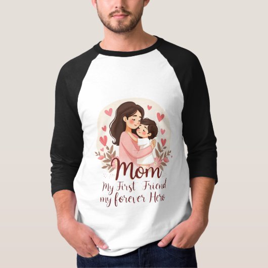 Mijn eeuwige held | Moederdag T-shirt ontwerp (Voorkant)