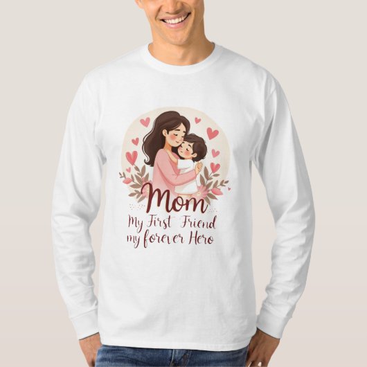 Mijn eeuwige held | Moederdag T-shirt ontwerp (Voorkant)