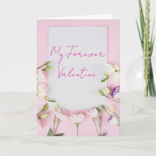 Mijn eeuwige valentijn feestdagen kaart (Voorkant)