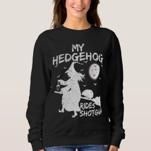 Mijn egel rijdt mee met een jachtgeweer  Heksenege Trui