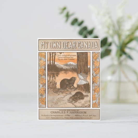 Mijn eigen beste Canada Briefkaart (Staand voorkant)