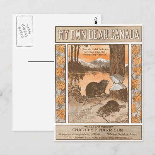 Mijn eigen beste Canada Briefkaart (Voorkant / Achterkant)