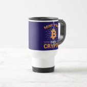 Mijn Eigen Crypto Bitcoin Mining, BTC Reisbeker (Voorkant rechts)