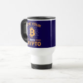 Mijn Eigen Crypto Bitcoin Mining, BTC Reisbeker (Voorkant links)