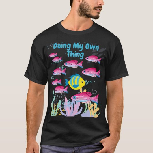 Mijn Eigen Ding Doen, Mooie Vis T-shirt (Voorkant)
