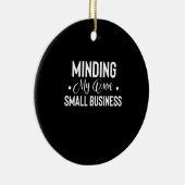 Mijn eigen financiëleondernemer voor kleine bedrij keramisch ornament (Rechts)