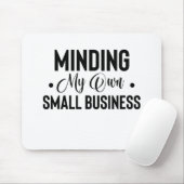 Mijn eigen financiëleondernemer voor kleine bedrij muismat (Met muis)