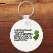 Mijn eigen gas pompen? Geen Bedankt. Sleutelhanger (Voorkant)