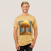 Mijn eigen geldboom Tri-Blend shirt (Voorkant volledig)