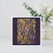 Mijn eigen gratis vorm schilderij Kaart (Staand voorkant)