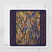 Mijn eigen gratis vorm schilderij Kaart (Voorkant)