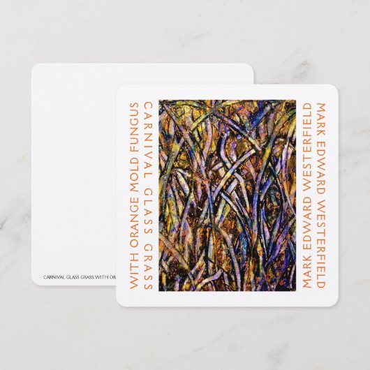 Mijn eigen gratis vorm schilderij Kaart (Voorkant / Achterkant)