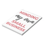 Mijn eigen kleine bedrijf runnen 2 notitieblok (Linkerzijde)