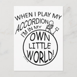 Mijn eigen kleine wereld, Accordion Briefkaart