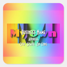 Mijn Eigen Logo Regenboog Makelaar Onderneming