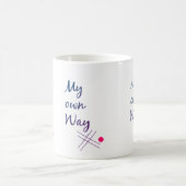 Mijn Eigen Manier Typografie Koffiemok (Center)