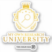 Mijn eigen onderzoeku - 22 minuten sticker (Voorkant)