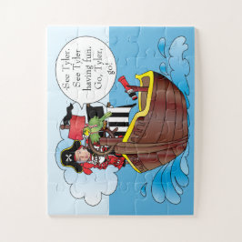 Mijn eigen piraat Ship Jigzaag Puzzle Legpuzzel