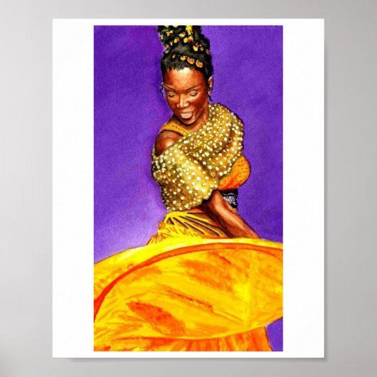 Mijn eigen Poster voor de kleurkunst in water (Voorkant)