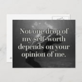 Mijn eigen prijsopgave briefkaart (Voorkant / Achterkant)