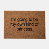 Mijn eigen soort prinses deurmat (Voorkant)