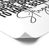 Mijn eigen stijl van het bijhouden is het best bes poster (Hoek)