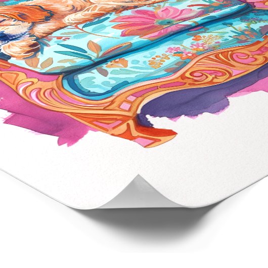 Mijn eigen stoel 🐶 poster (Hoek)