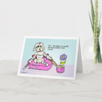 Mijn eigen stunts doen Dog Cartoon krijgt een goed