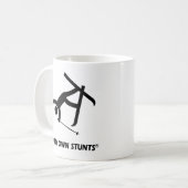 Mijn eigen stunts inslaan koffiemok (Voorkant links)