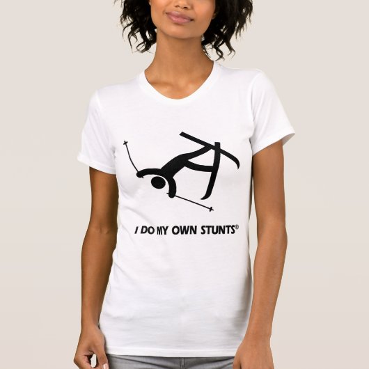 Mijn eigen stunts inslaan t-shirt (Voorkant)