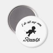 Mijn eigen stunts magneet (Voorkant / Achterkant)