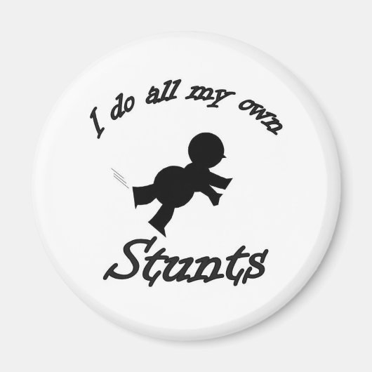Mijn eigen stunts magneet (Voorkant)