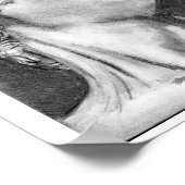 Mijn eigen tekening DAVID na Michelangelo Art Post Poster (Hoek)