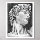 Mijn eigen tekening DAVID na Michelangelo Art Post Poster (Voorkant)