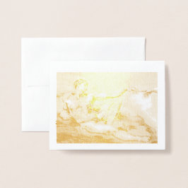 Mijn eigen tekening van de Adam van Michelangelo Folie Kaarten