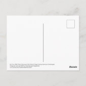 Mijn eigen tekening van Michelangelo's Adam Briefkaart (Achterkant)