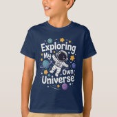 Mijn Eigen Universum Verkennen T-shirt (Voorkant)