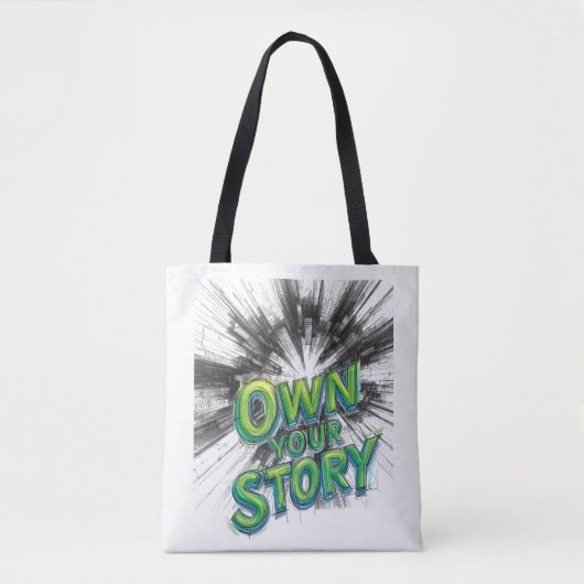 mijn eigen verhaal tote bag (Voorkant)