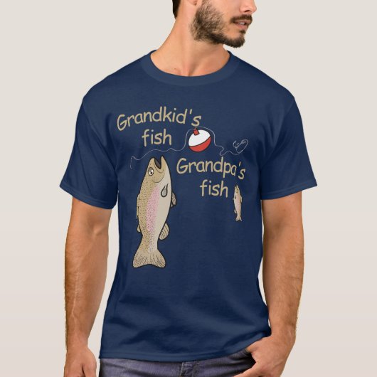 Mijn eigen vis, Grandpas Fish T-shirt (Voorkant)