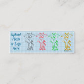 Mijn eigen visitekaartjes wit afdrukken (Achterkant)